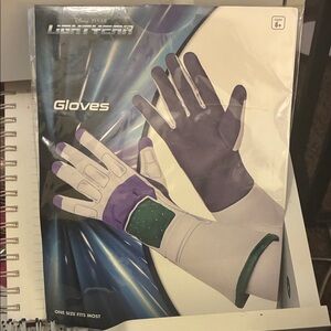 Lightyear Gloves - Purple, Green, White